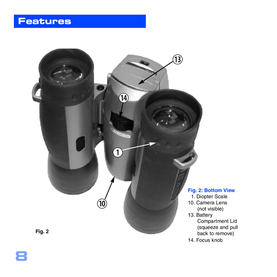 Meade CV-5 manual Bottom View 