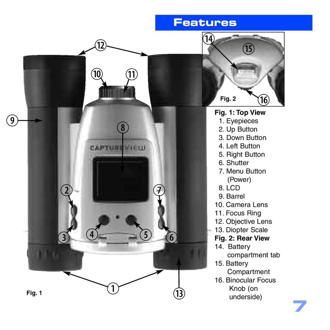 Meade CV-6 manual Features 