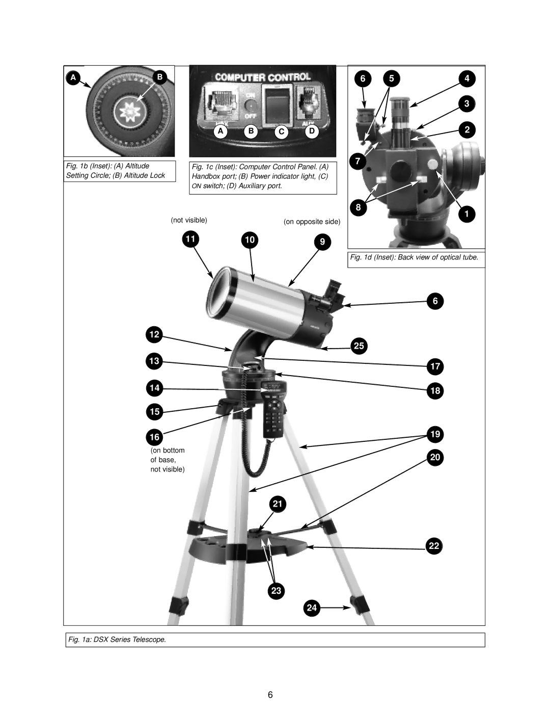 Meade DSX Series instruction manual C D 