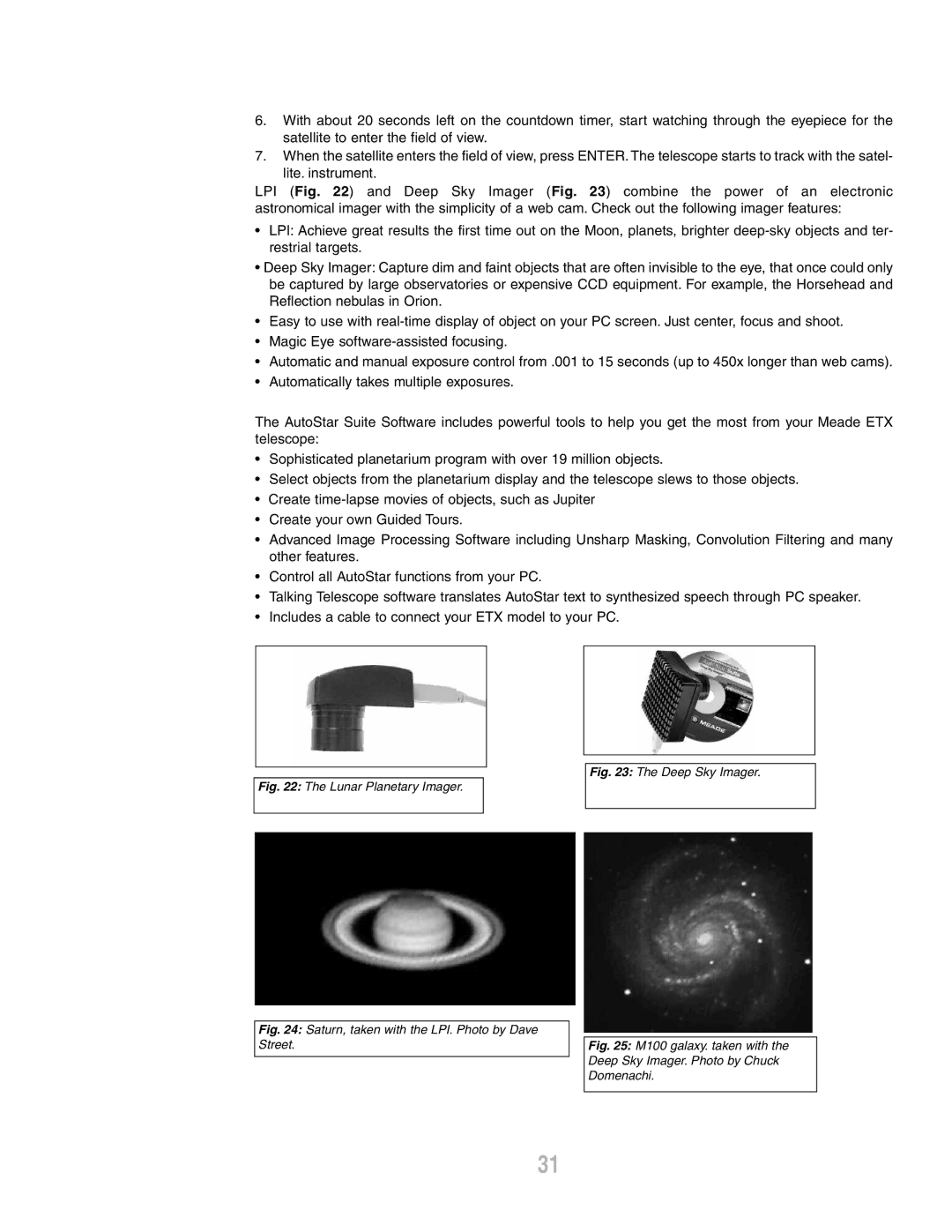 Meade ETX-80AT-TC instruction manual Lunar Planetary Imager 