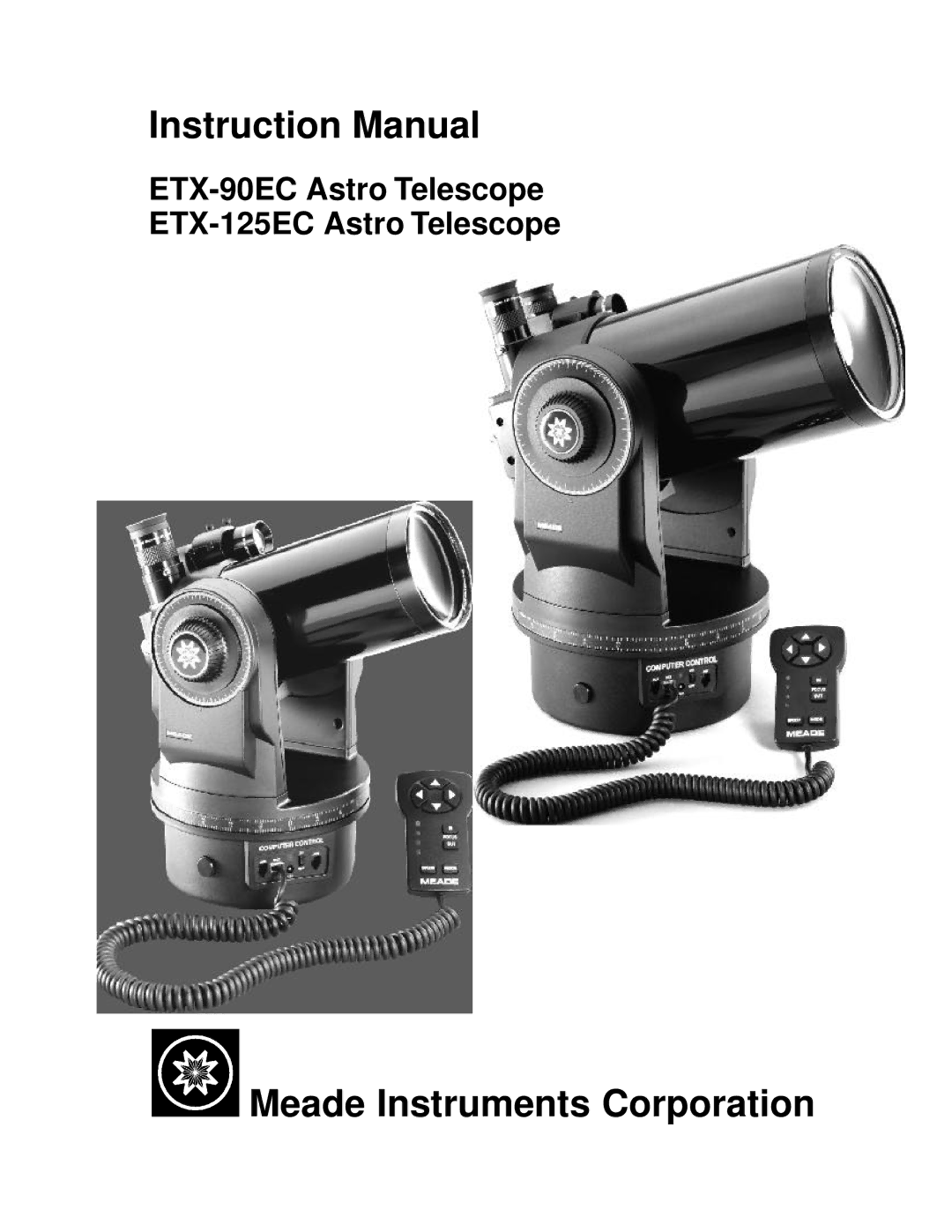 Meade ETX-90EC instruction manual Meade Instruments Corporation 