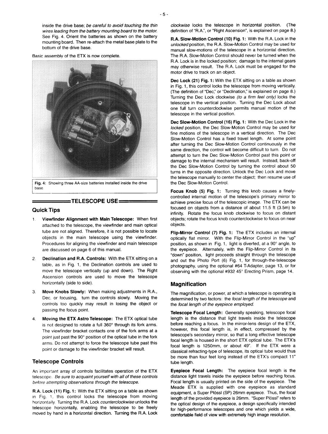 Meade ETX Astro Telescope/ETX Spotting Scope manual 