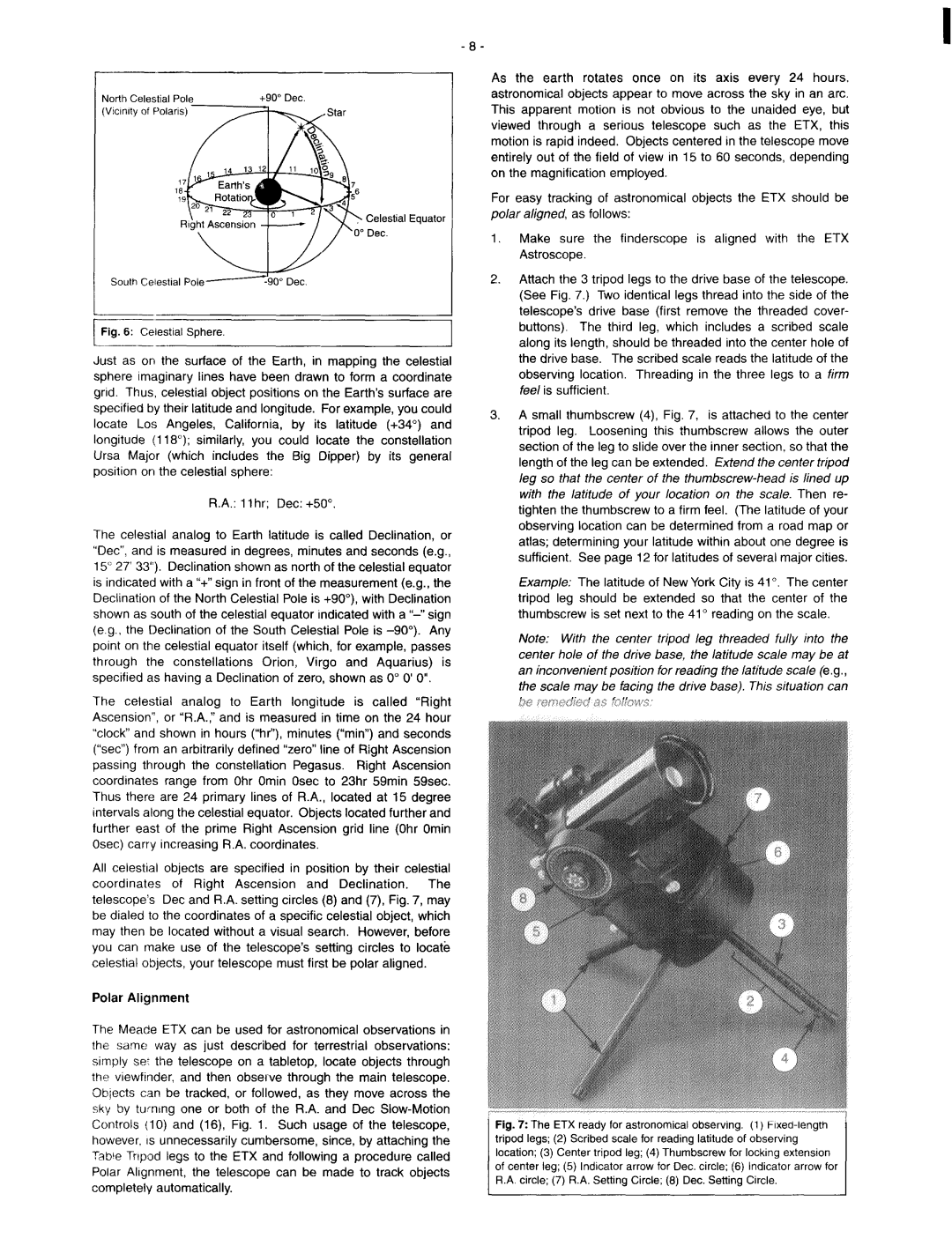 Meade ETX Astro Telescope/ETX Spotting Scope manual 