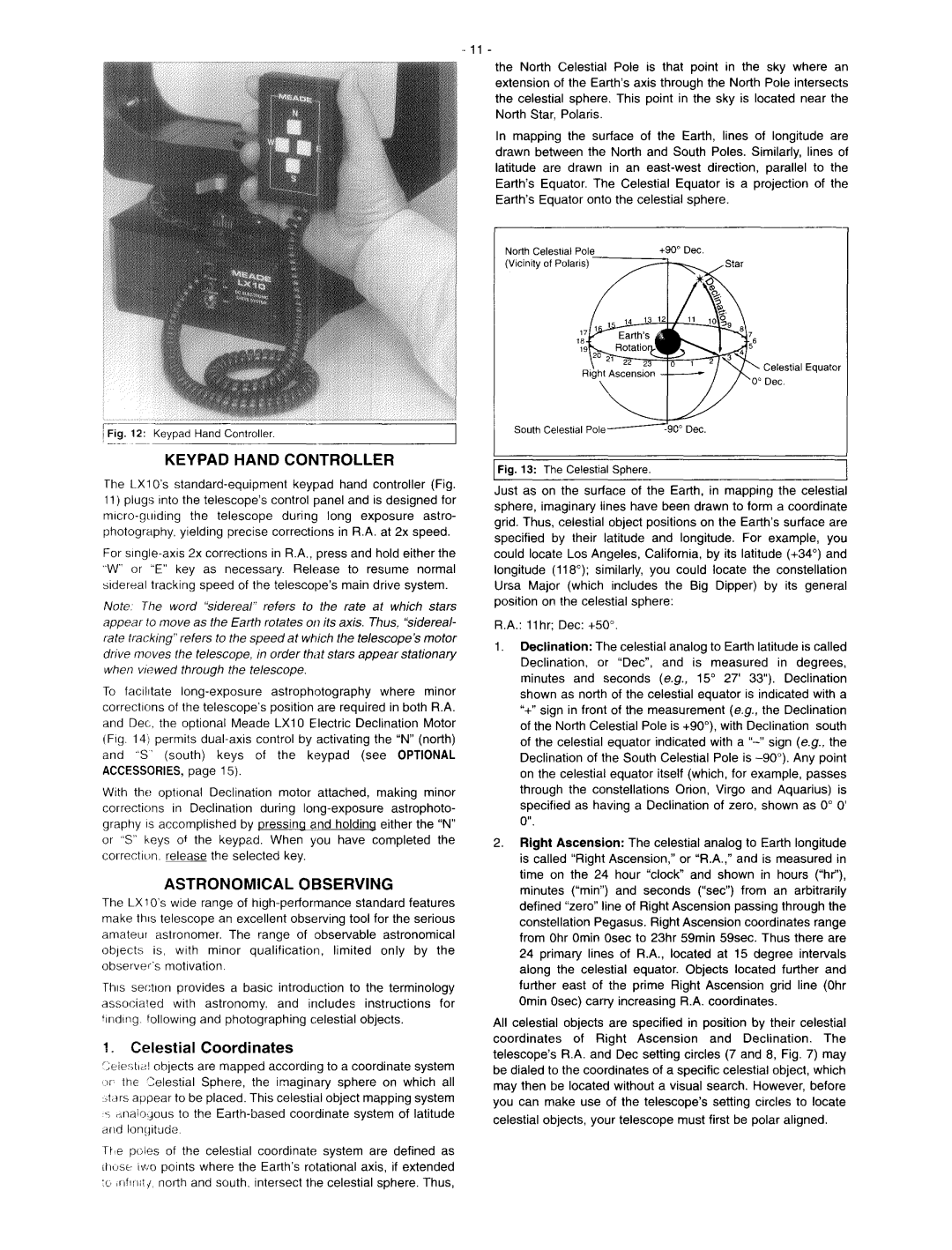 Meade LX10 manual 