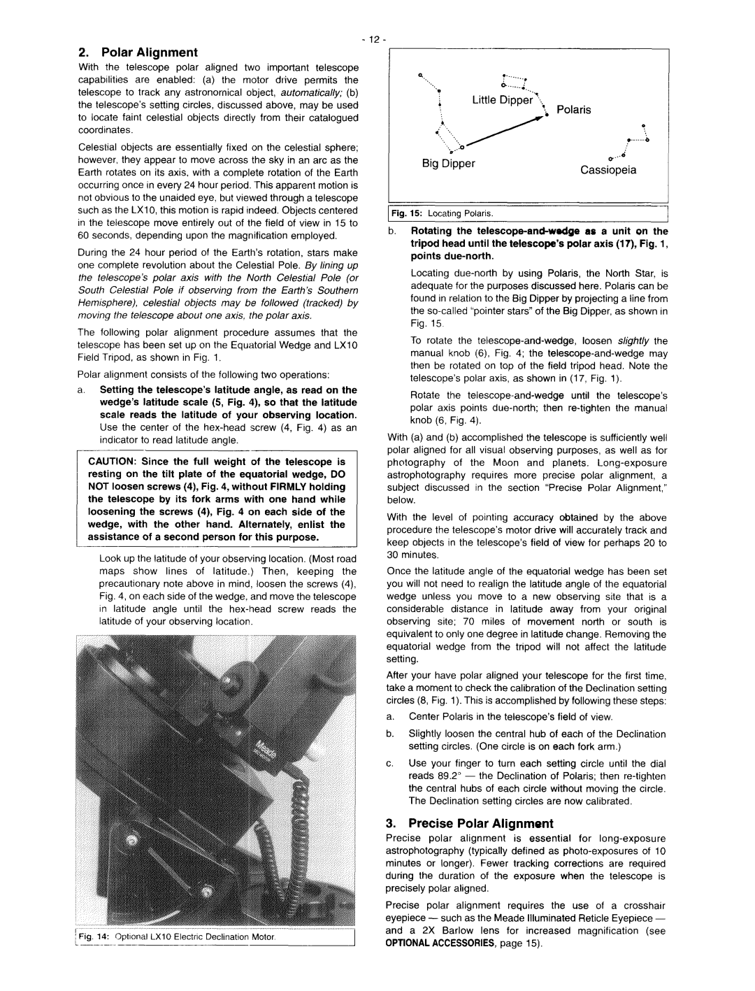 Meade LX10 manual 