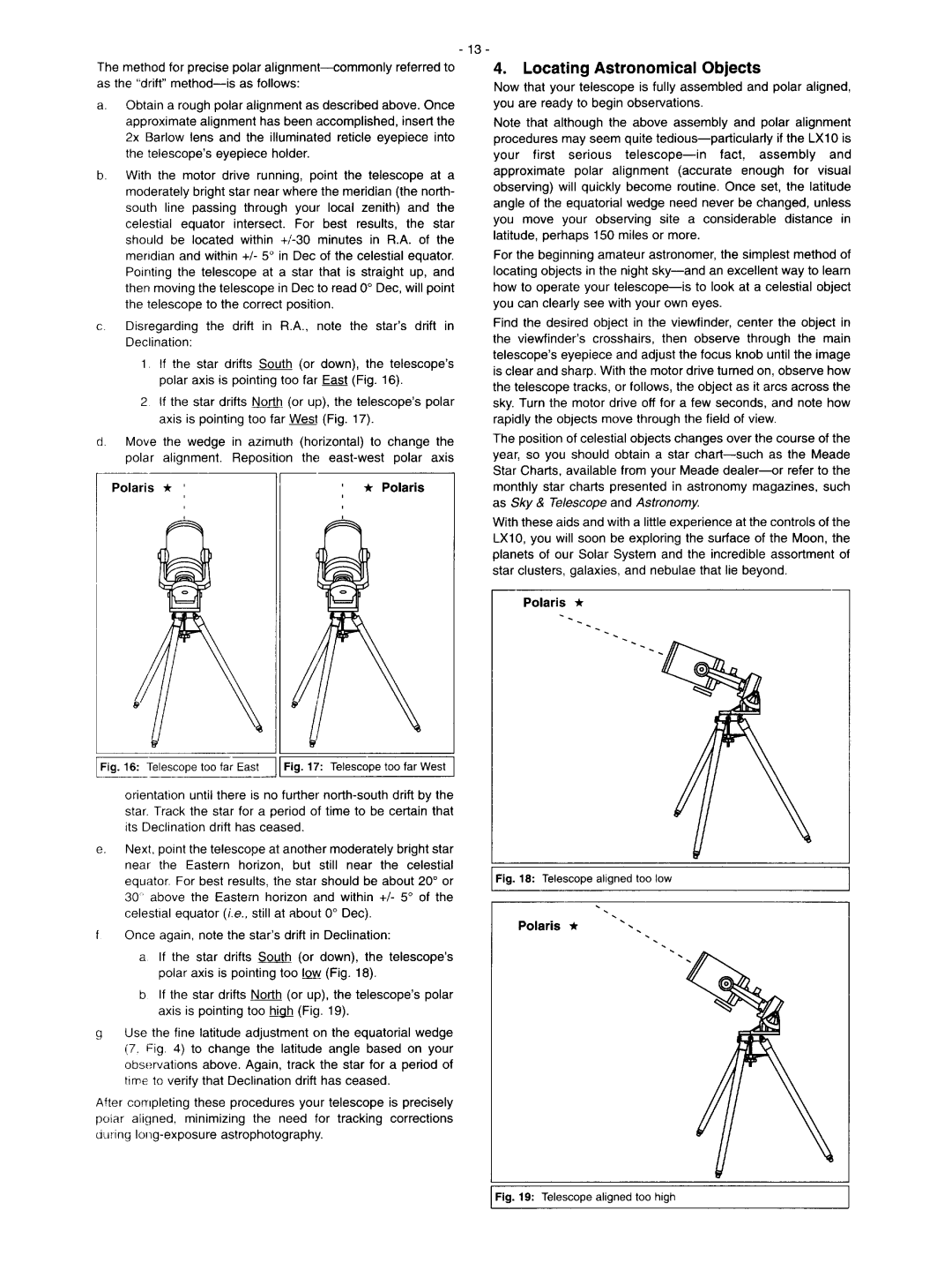 Meade LX10 manual 