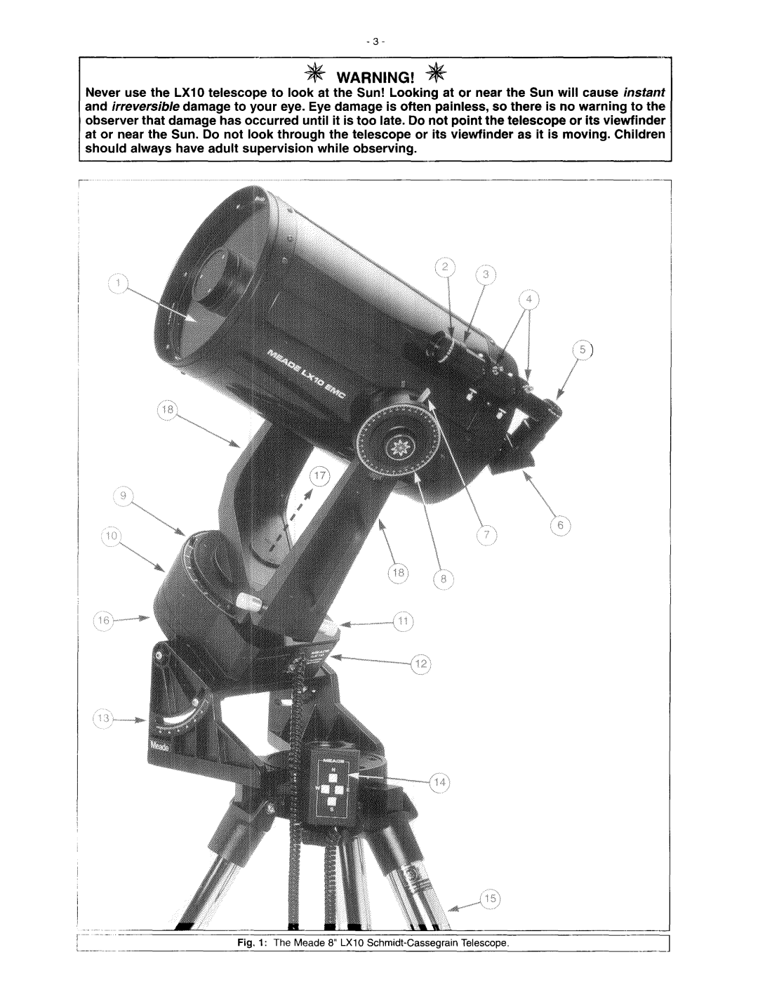 Meade LX10 manual 