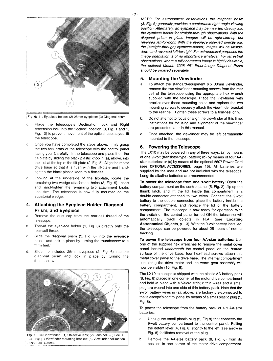 Meade LX10 manual 