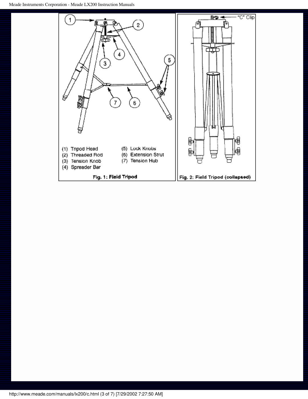 Meade LX200 instruction manual 