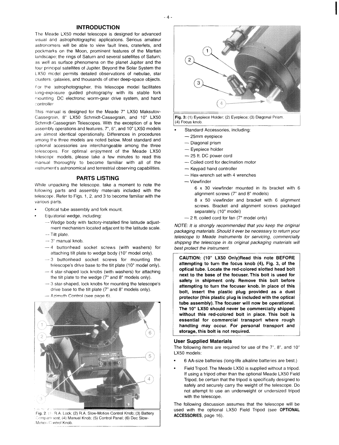 Meade LX50 manual 