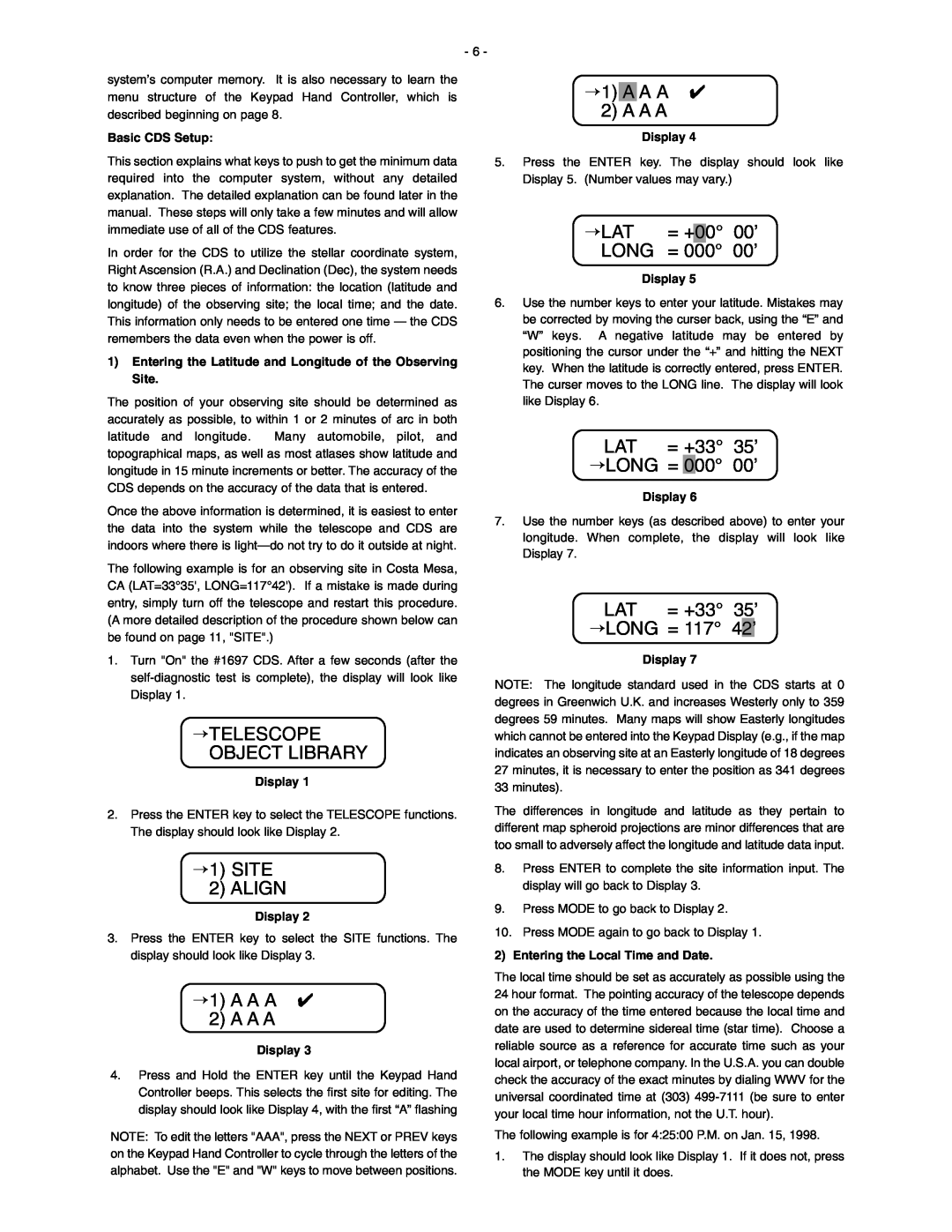 Meade LXD 750, LXD 650 instruction manual 