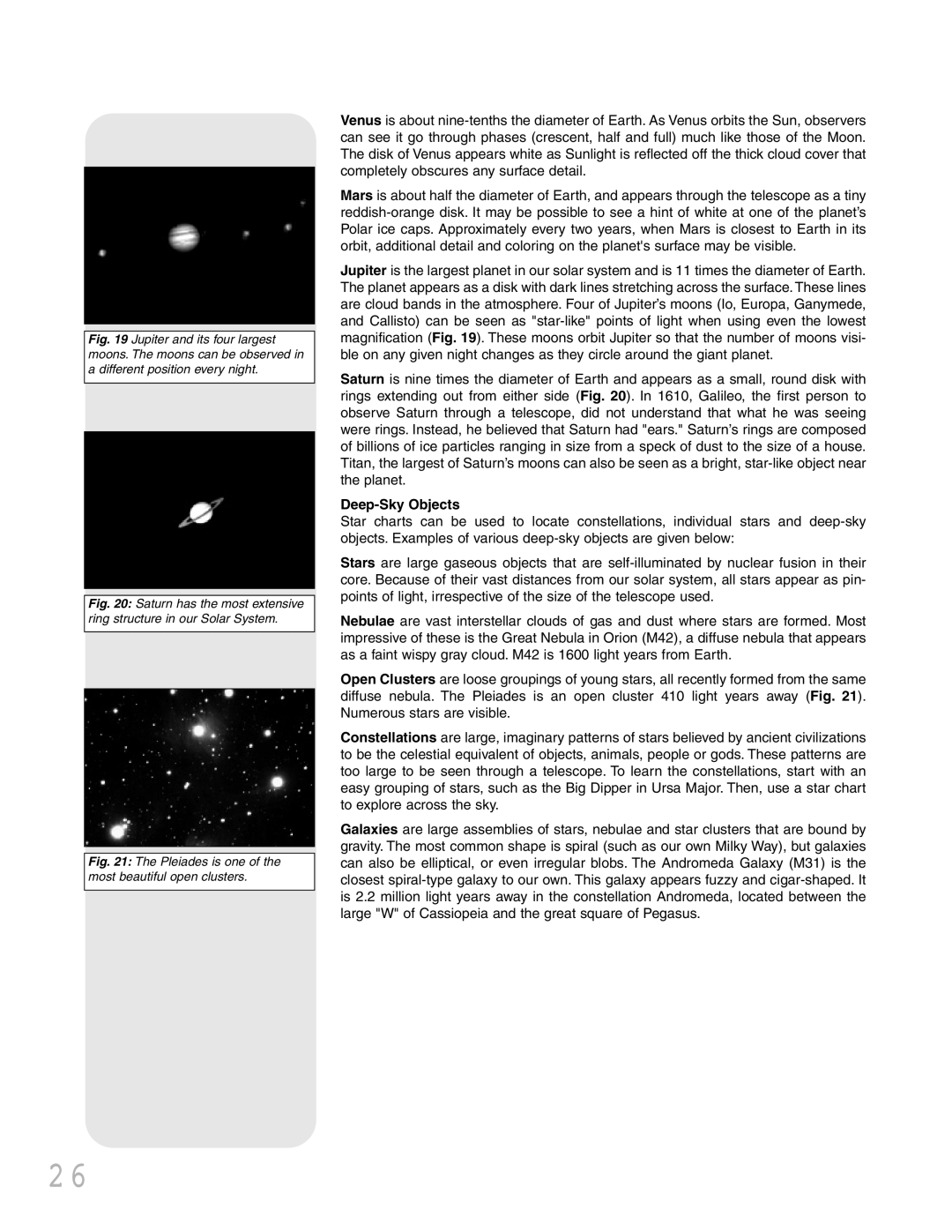 Meade NGC instruction manual Deep-Sky Objects, The Pleiades is one of the most beautiful open clusters 