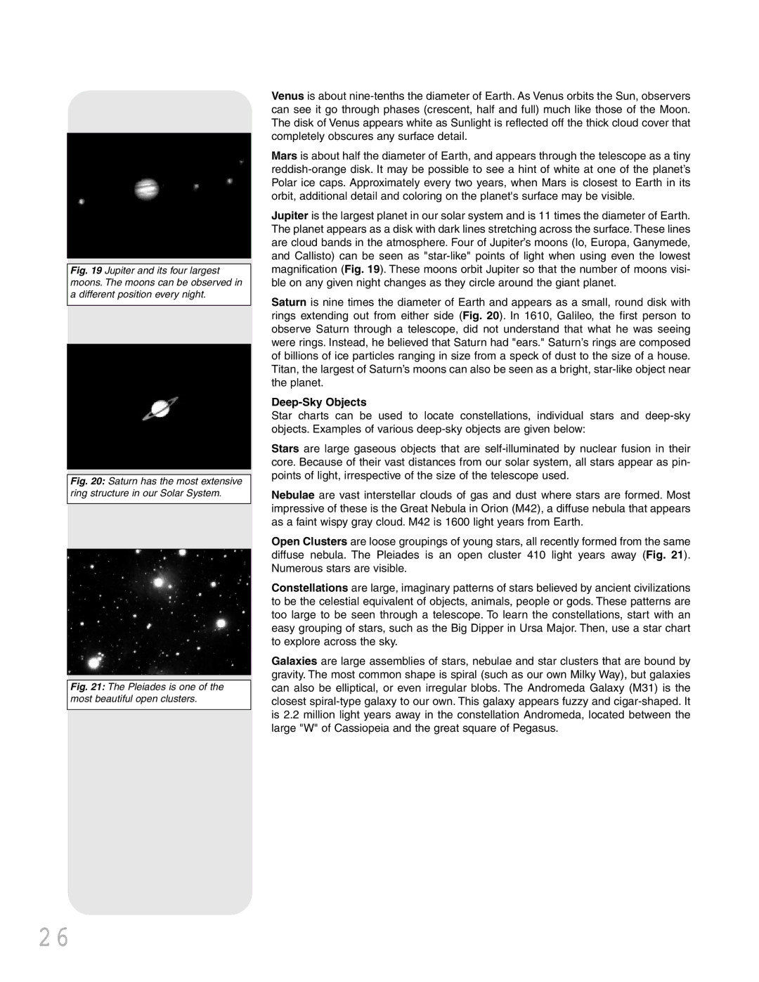 Meade NGC instruction manual Deep-Sky Objects, Pleiades is one of the most beautiful open clusters 