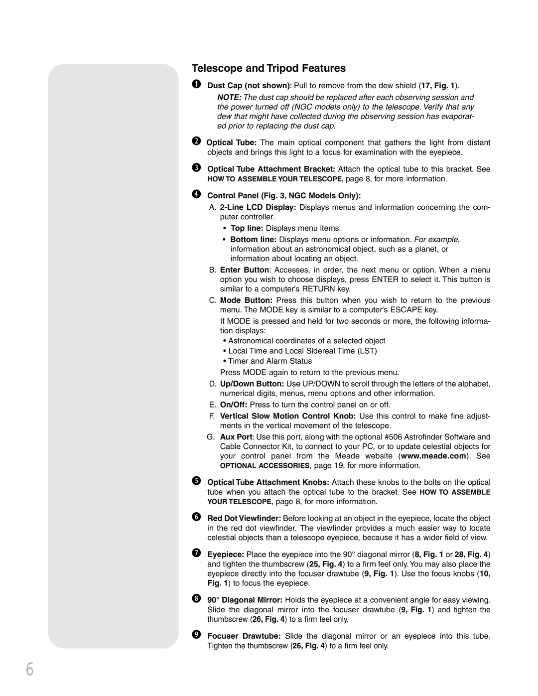 Meade NGC instruction manual 