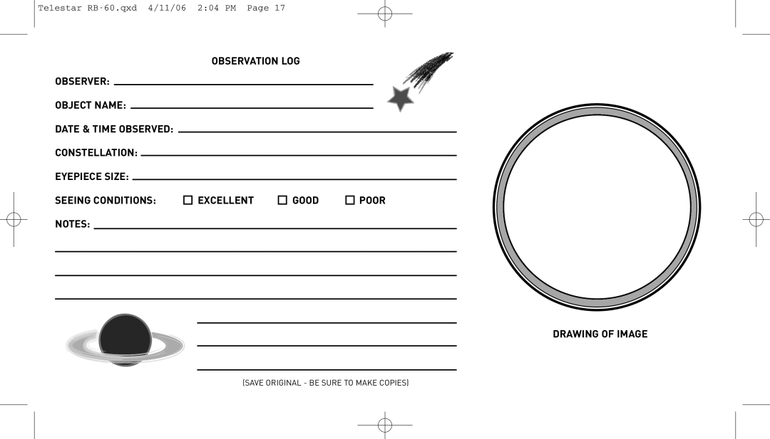 Meade instruction manual Telestar RB-60.qxd 4/11/06 204 PM 