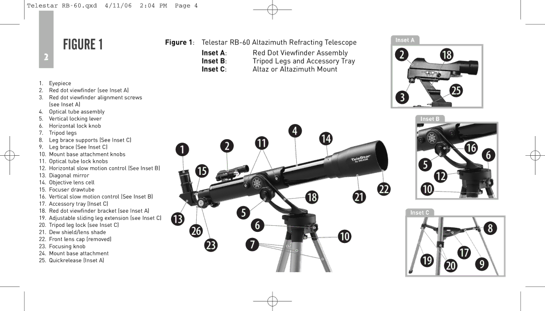 Meade instruction manual Telestar RB-60.qxd 4/11/06 204 PM 