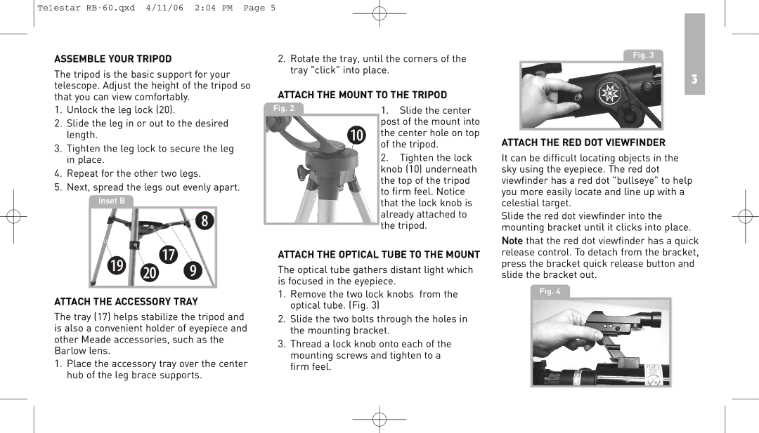 Meade instruction manual Telestar RB-60.qxd 4/11/06 204 PM 