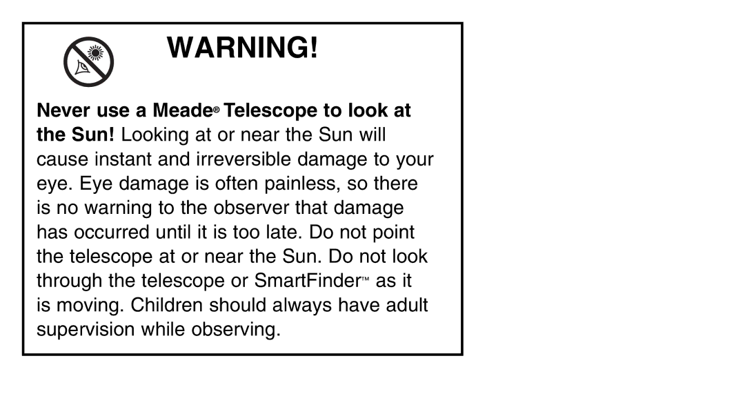 Meade RB-70 instruction manual 