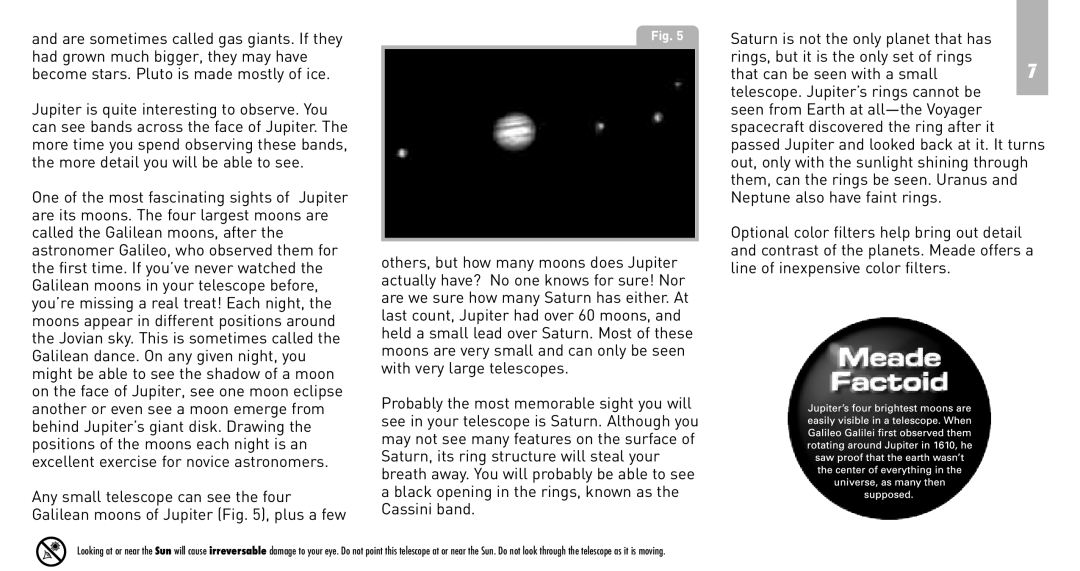 Meade RB-70 instruction manual 