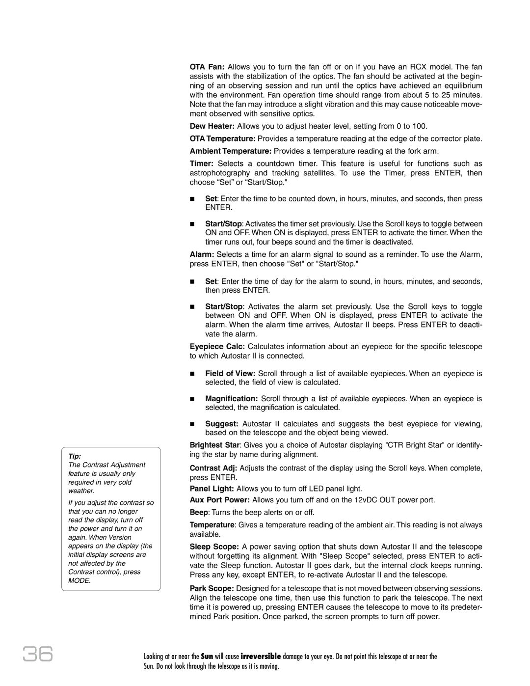 Meade RCX400 instruction manual Enter 