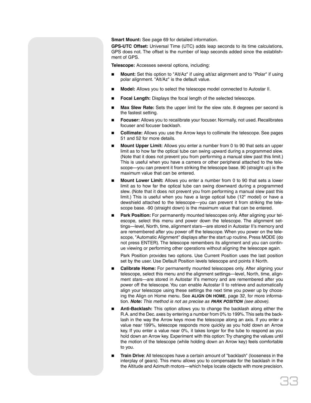 Meade RCX400TM instruction manual 