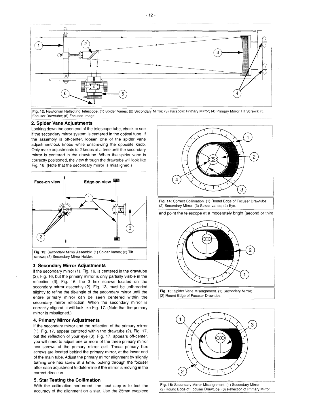 Meade Starfinder Reflecting Telescope manual 