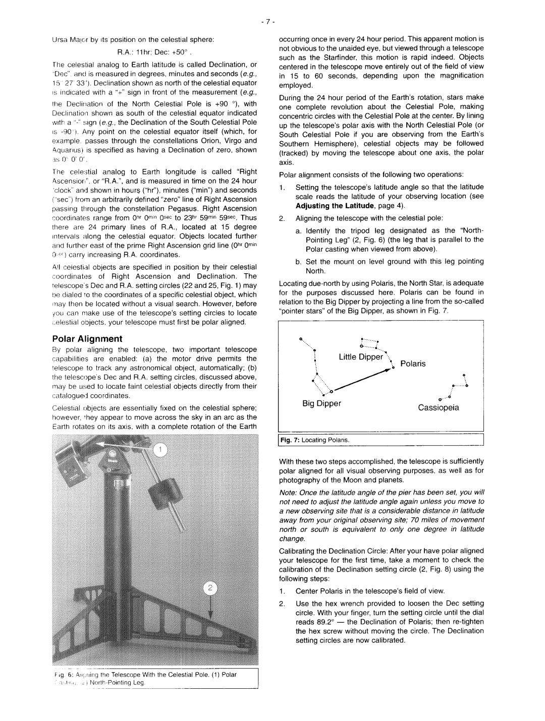 Meade Starfinder Reflecting Telescope manual 