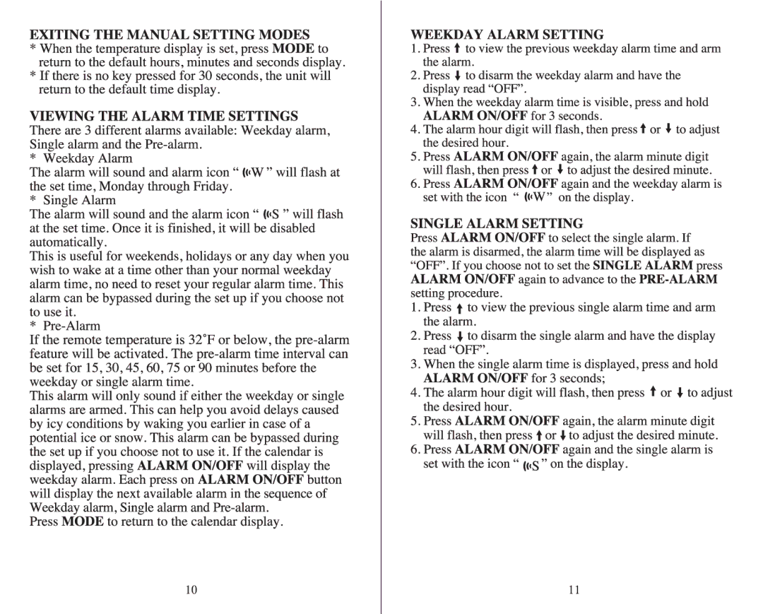 Meade TE109NL-M user manual 