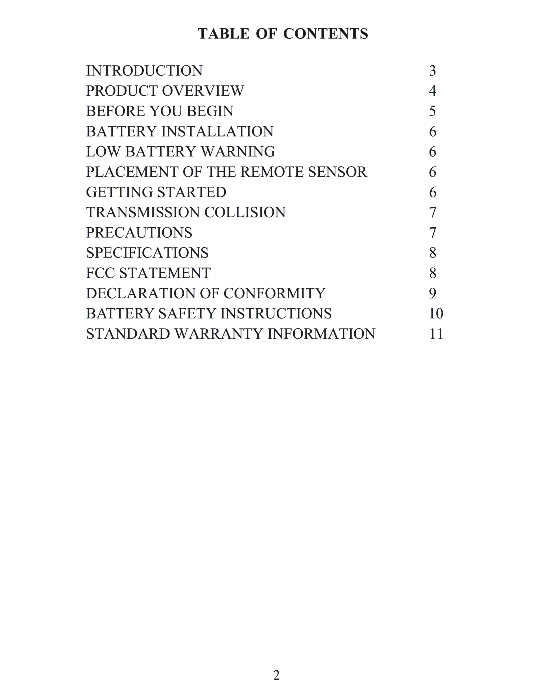 Meade TS33F-M user manual Table of Contents 