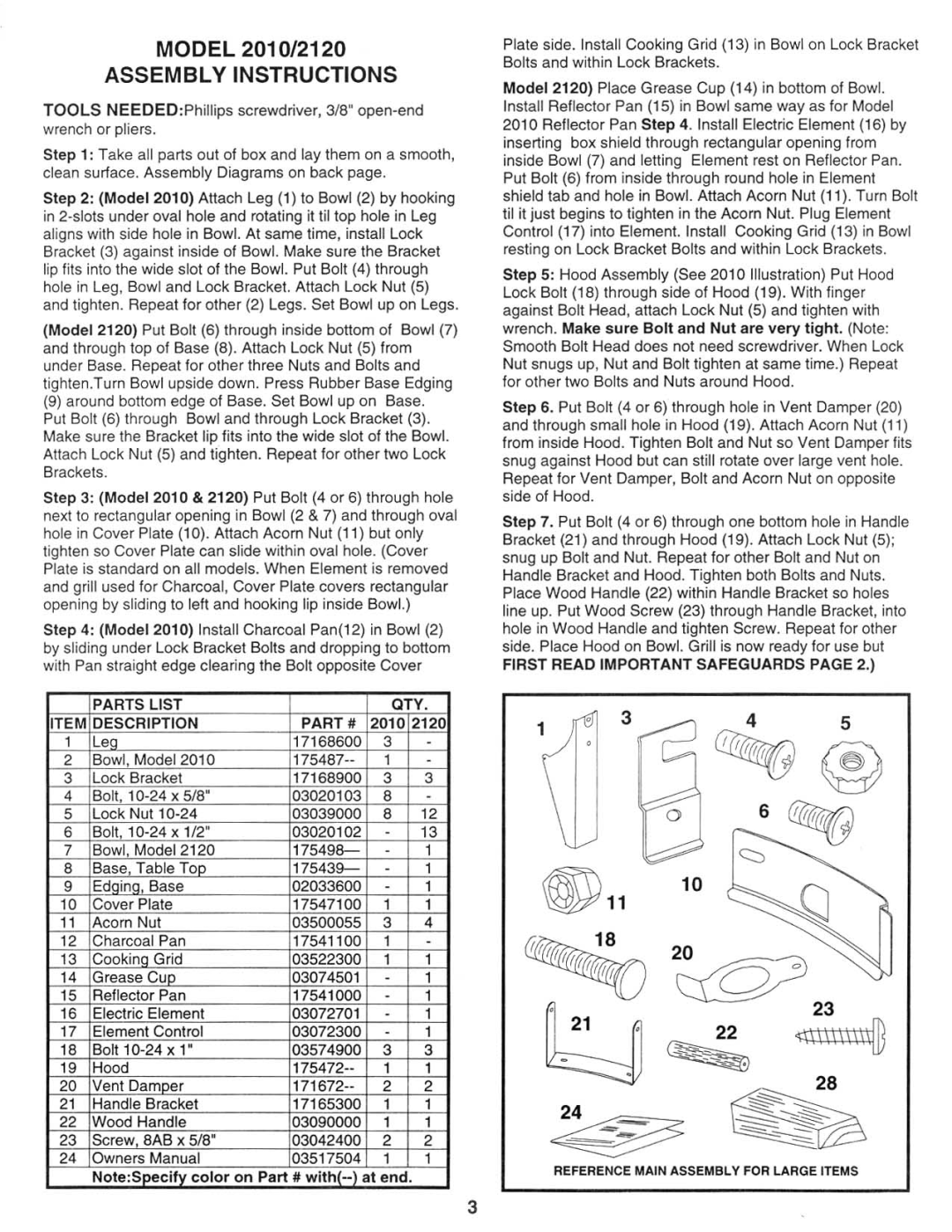 Meco 2120, 2010 manual 