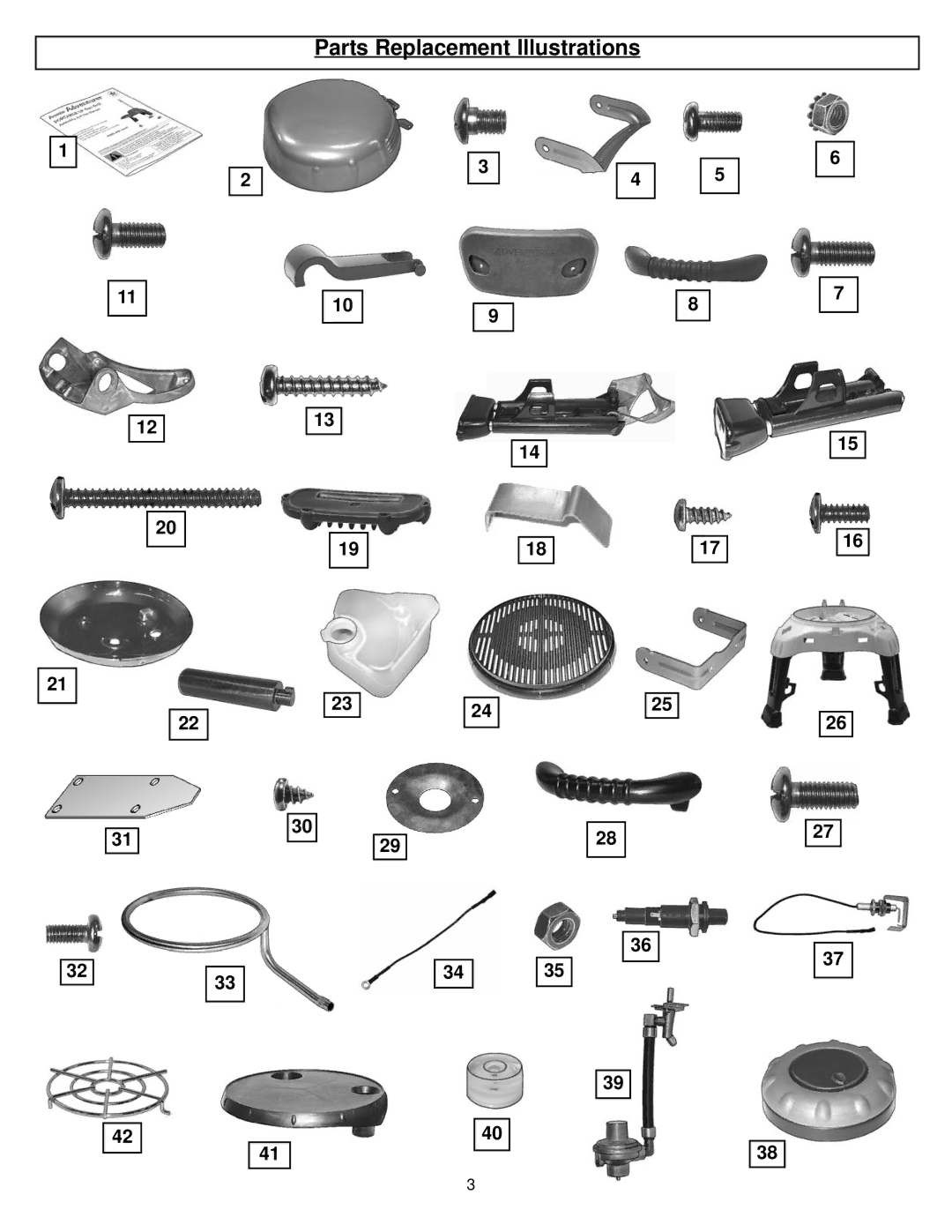 Meco 2430, 2400, 2420, 2440, 2410 owner manual Parts Replacement Illustrations 