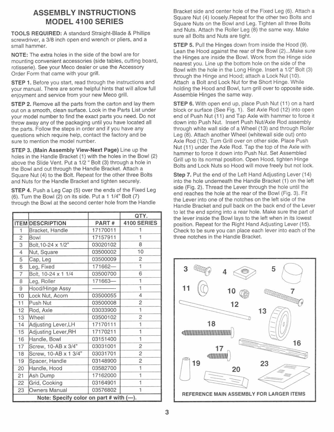 Meco 4100 manual 