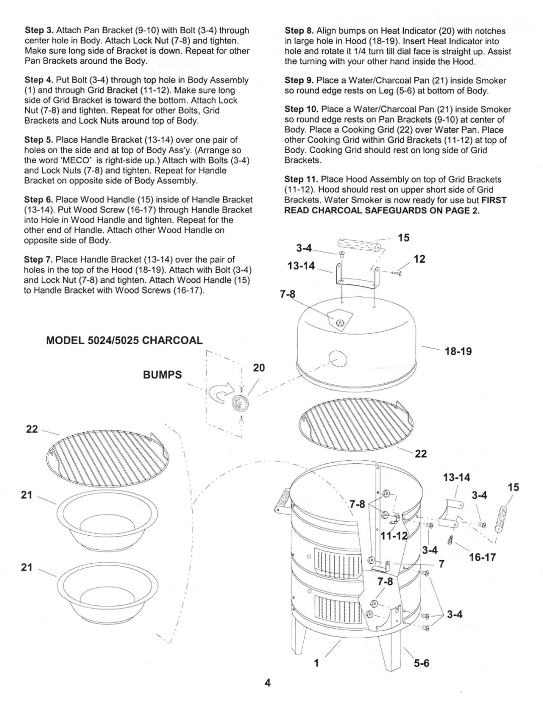 Meco 5025, 5024 manual 