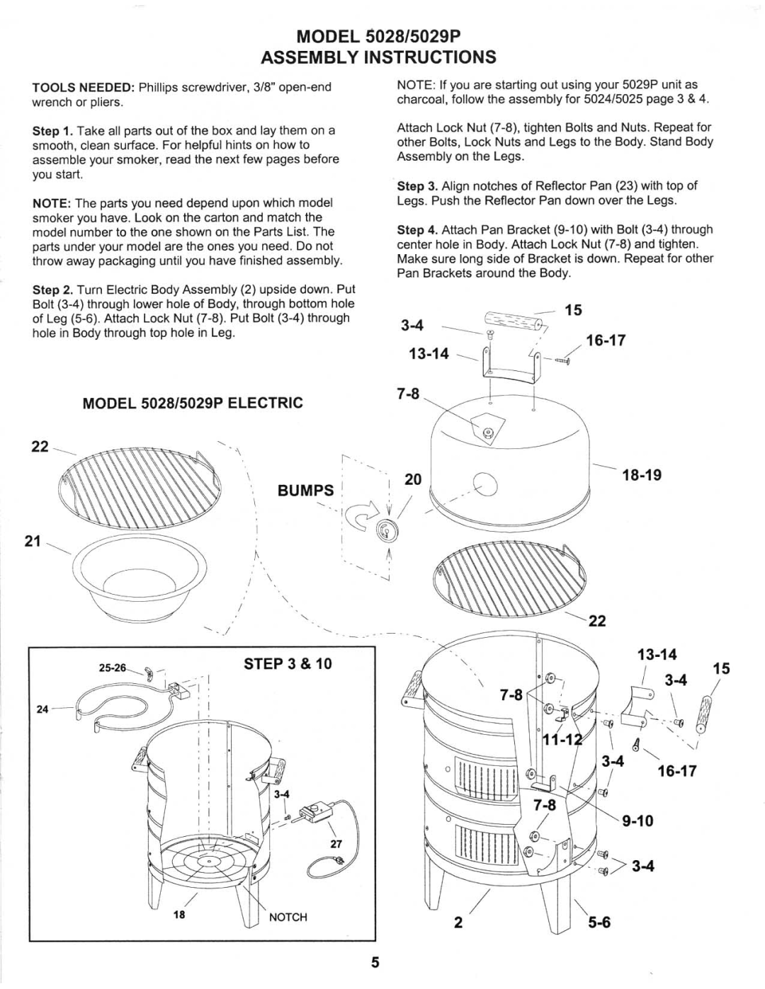 Meco 5024, 5025 manual 