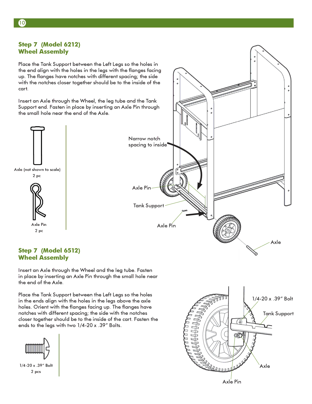 Meco 6512S0DT91, 6212S00T91 manual Model Wheel Assembly 