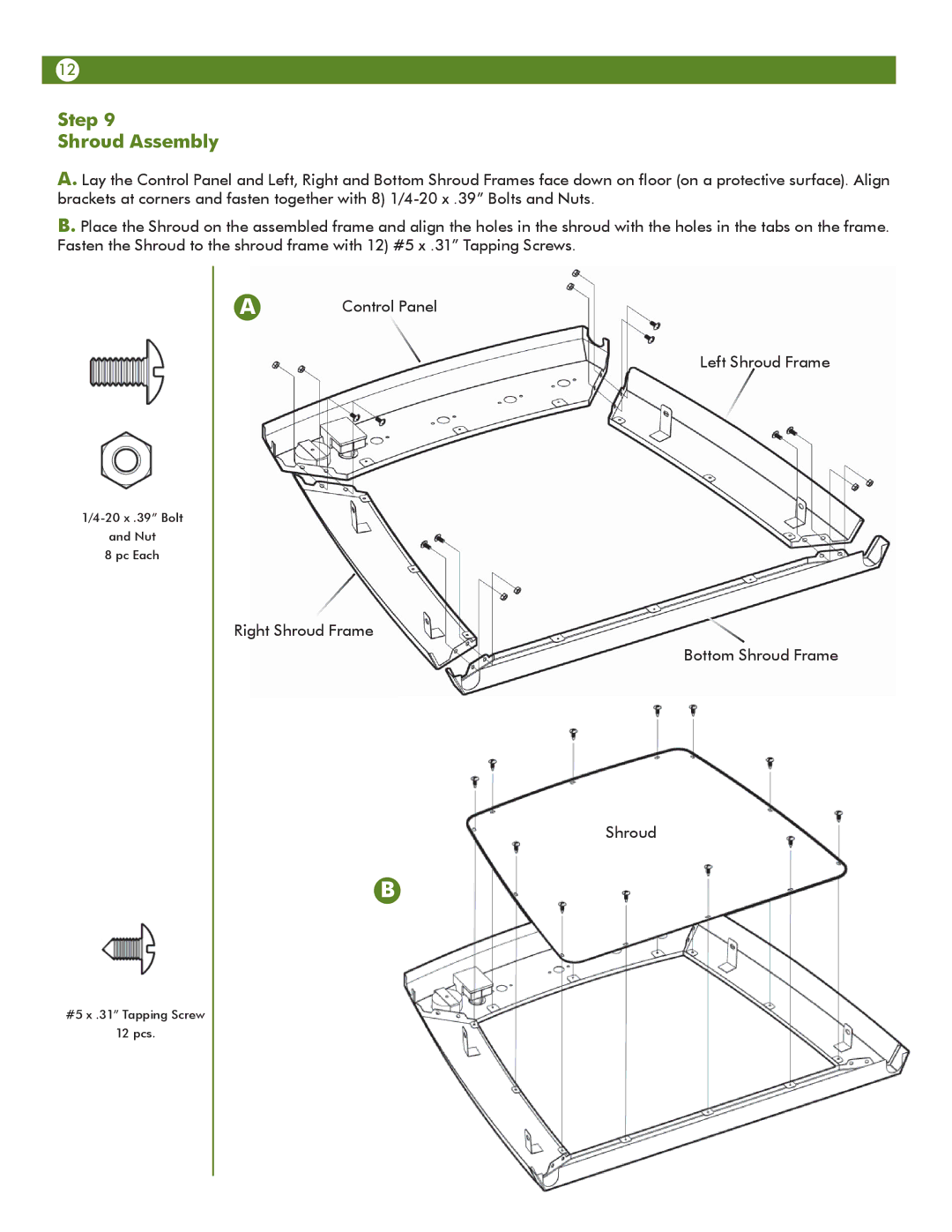 Meco 6623S8E641 manual Step Shroud Assembly 