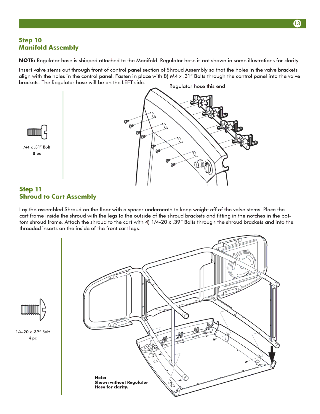 Meco 6623S8E641 manual Step Manifold Assembly, Step Shroud to Cart Assembly 