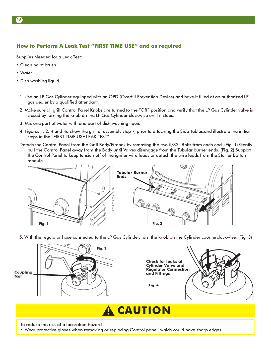 Meco 67c3c8kk81 manual How to Perform a Leak Test First Time USE and as required 