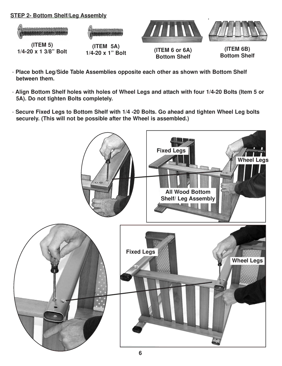 Meco 7652K5, 7652K6, 7652K1 manual Item 5A, Item 6B 