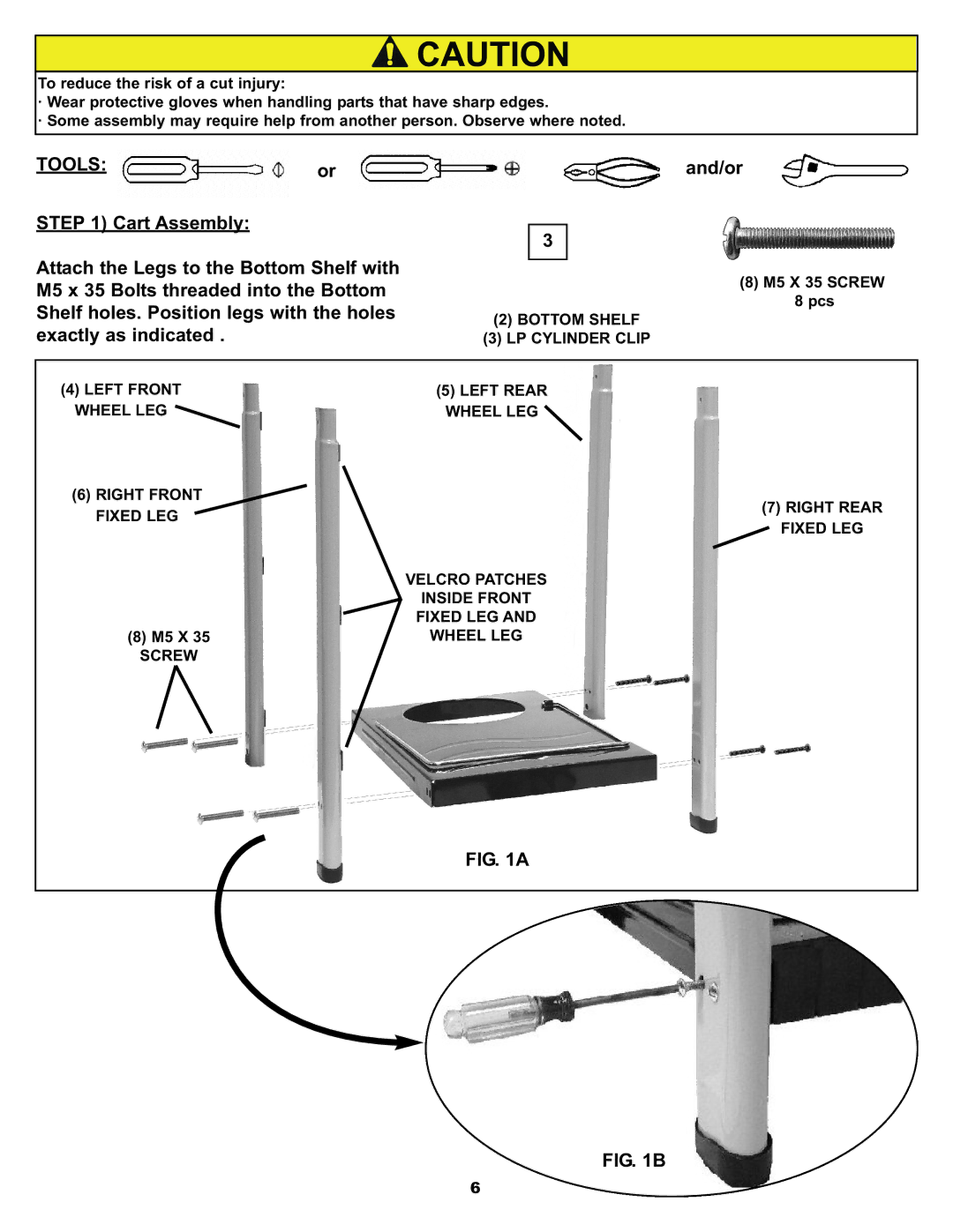 Meco 7900 manual Tools 