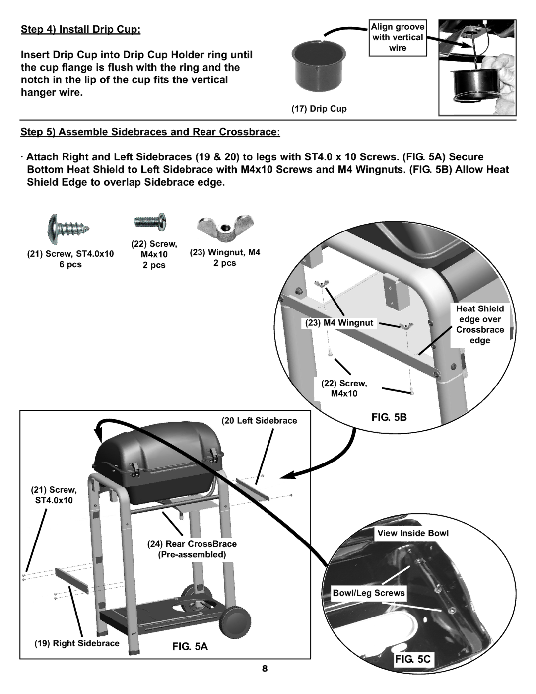 Meco 7900 manual Align groove with vertical wire Drip Cup 