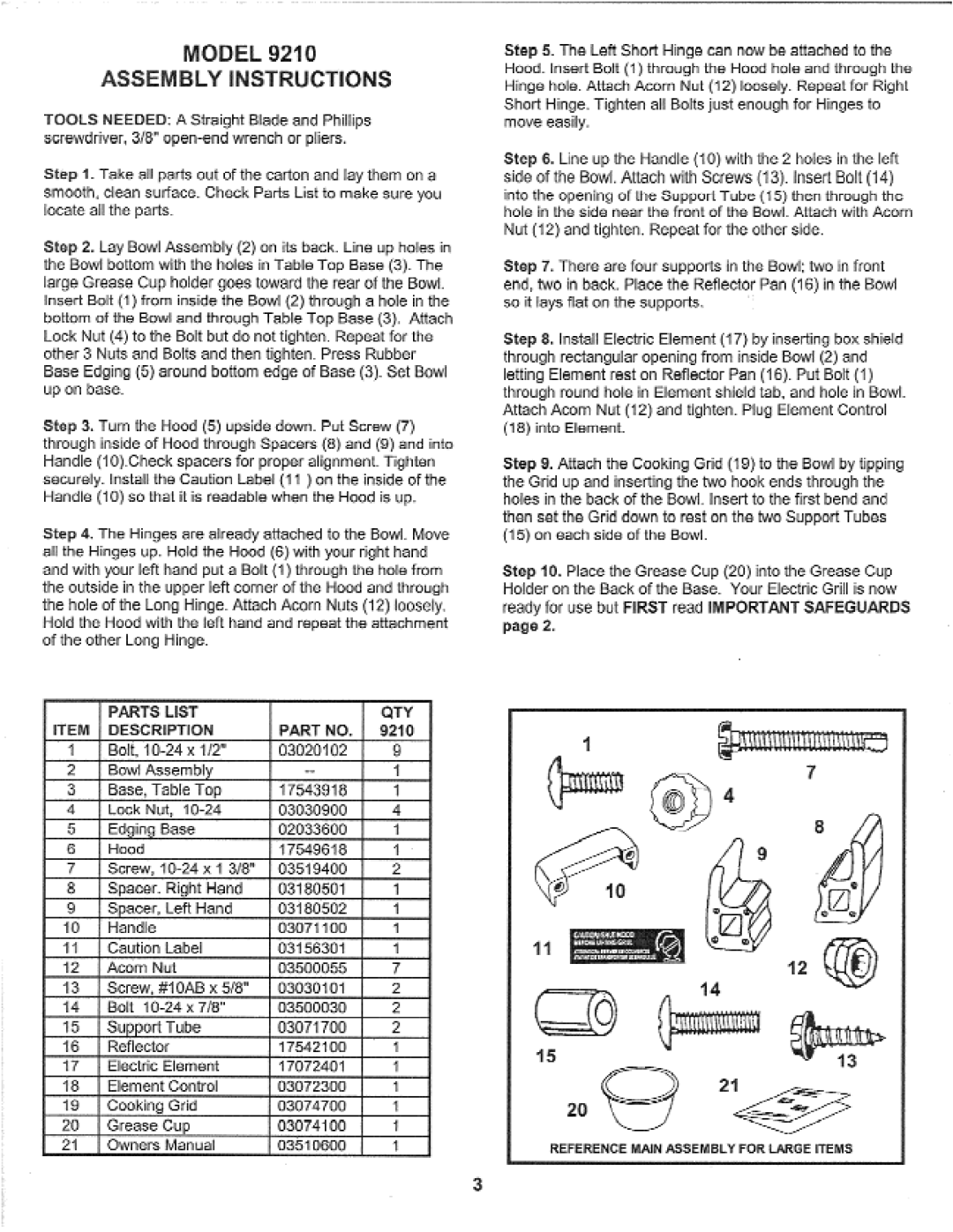 Meco 9210.4 owner manual 