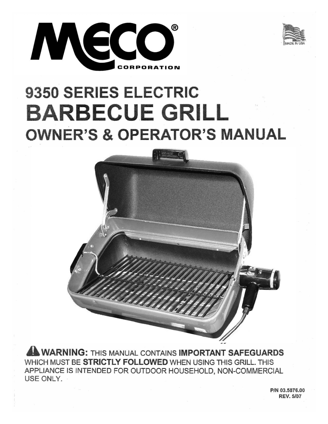 Meco 9350 manual 