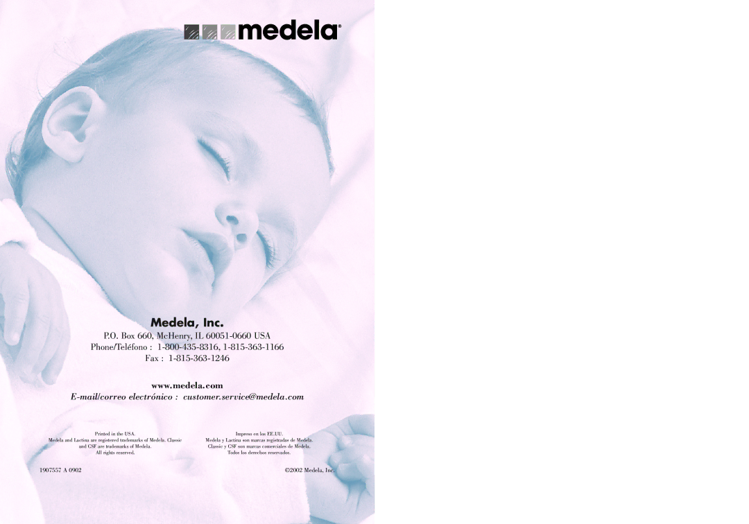 Medela Breastpump manual Medela, Inc 