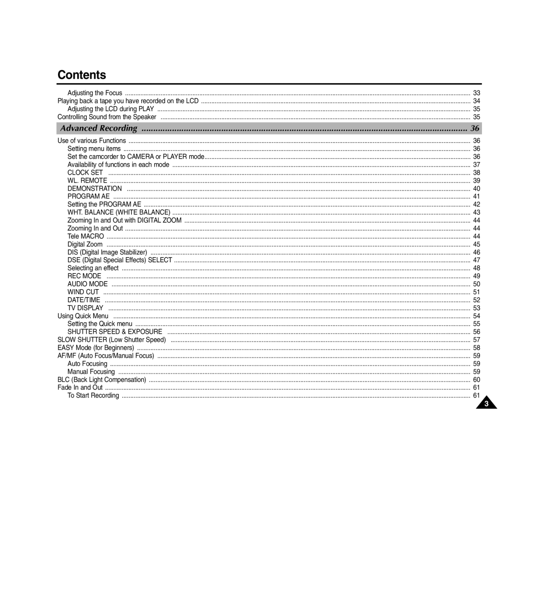 Medion MD80566 manual Advanced Recording 