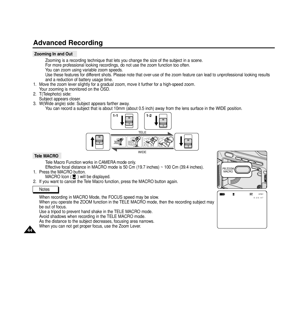 Medion MD80566 manual Zooming In and Out 