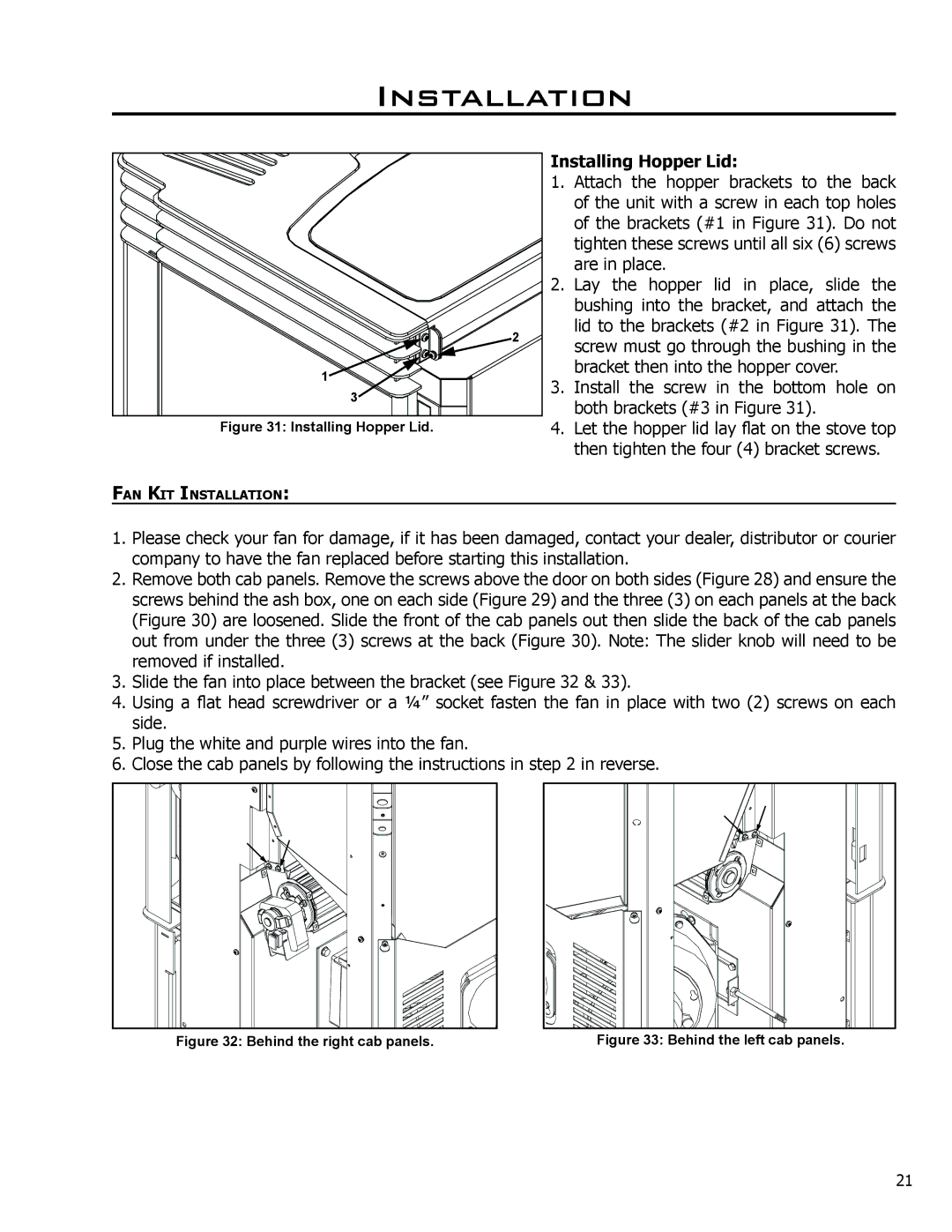 Mega Catch Mini technical manual Installing Hopper Lid 