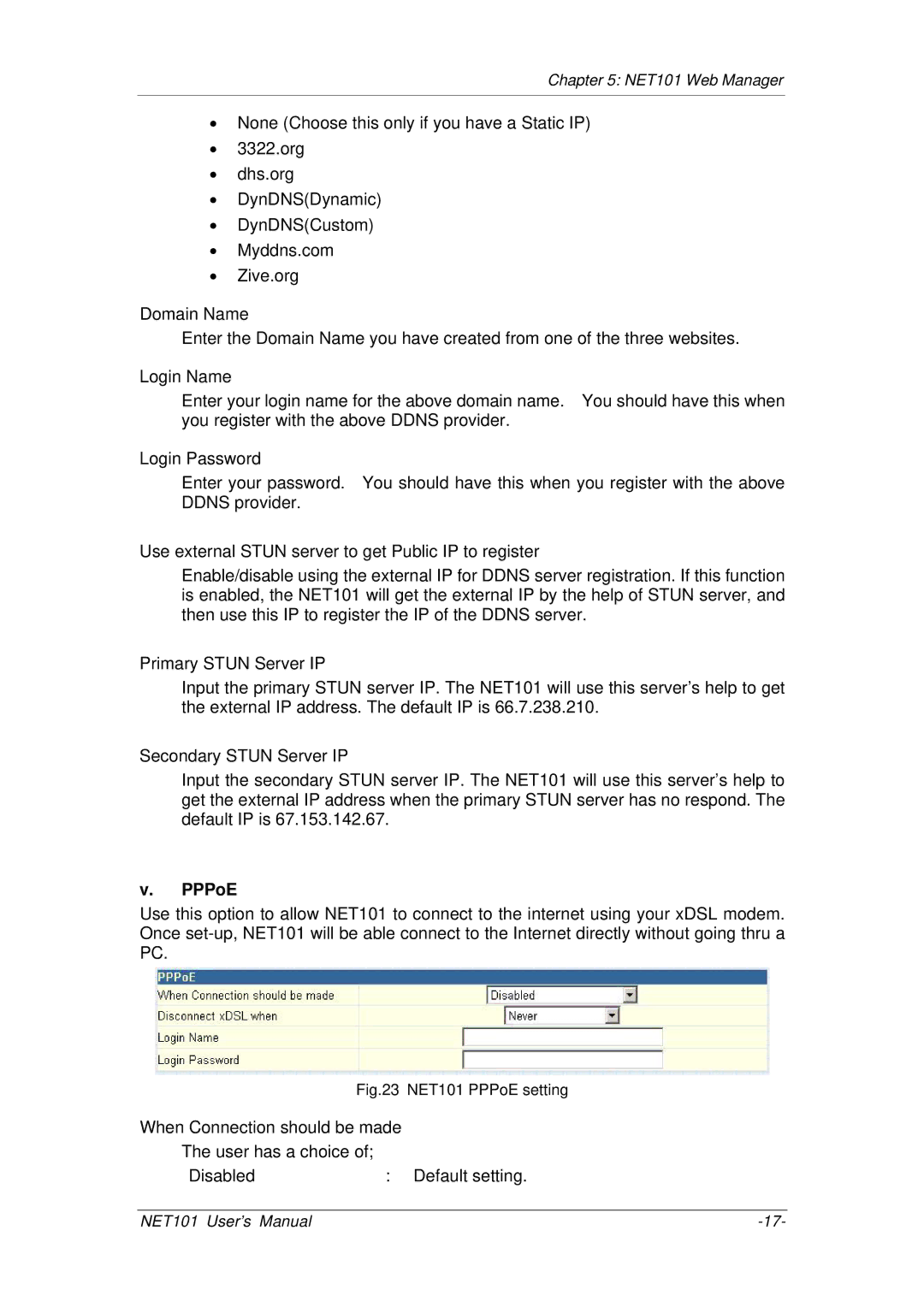 Mega System Tech RS232, RS485, RS422 manual NET101 PPPoE setting 