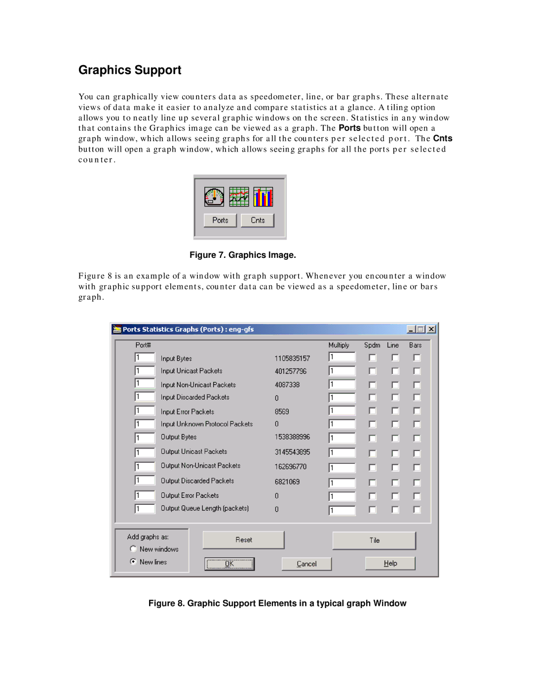 MegaVision Network Management System manual Graphics Support, Graphics Image 