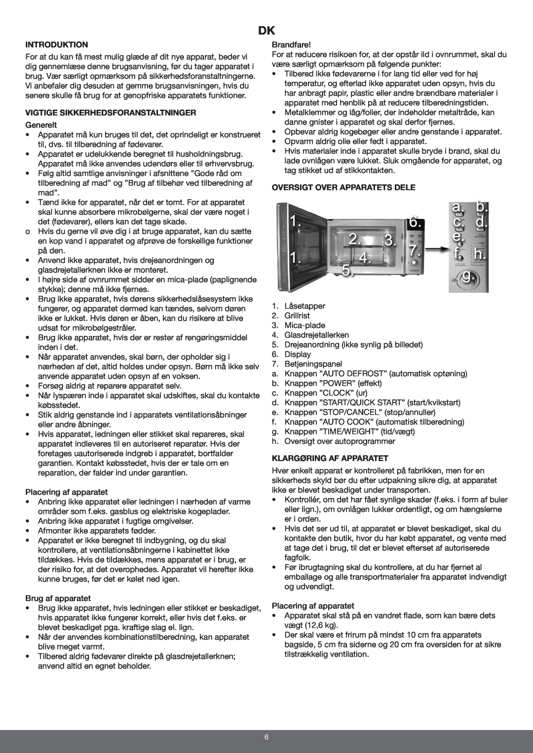 Melissa 653-094 Vigtige Sikkerhedsforanstaltninger, Oversigt Over Apparatets Dele, Klargøring Af Apparatet, Introduktion 